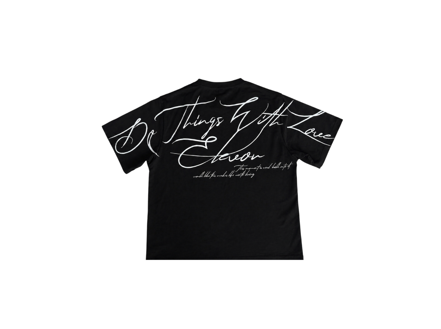 Love Print T-Shirt (Black)