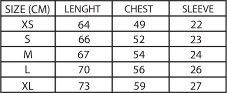 Product sizing guide
